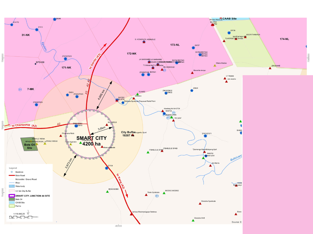 Zotus City Junction 44 Location Map